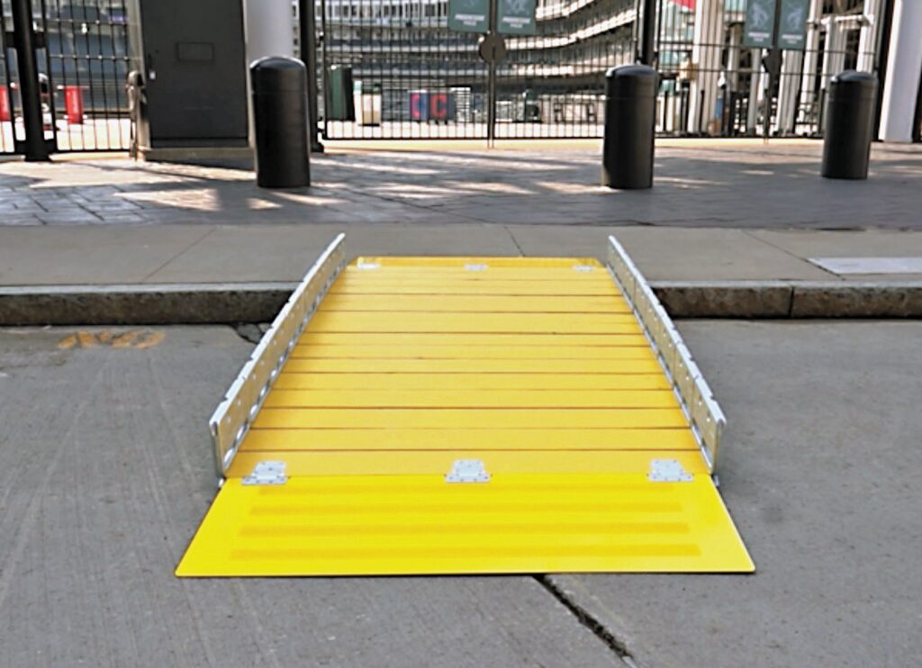 BoardWalk ADA Temporary Pedestrian Modular Ramp Lite Barricade BoardWalk ADA Temporary Pedestrian Modular Ramp Lite Barricade